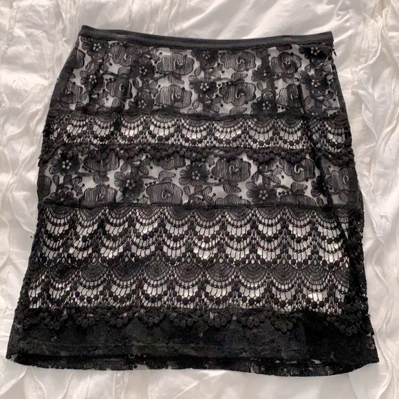 Jacob Lace Overlay Skirt - Picture 1 of 3